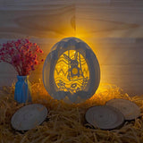 Easter 3 - Easter Egg 3D Pop-up File - Cricut File - 5.8x4.8