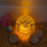 Easter 3 - Easter Egg 3D Pop-up File - Cricut File - 5.8x4.8" - LightBoxGoodMan - LightboxGoodman