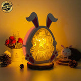 Easter 5 - Paper Cut Bunny Light Box File - Cricut File - 9,7x7,5 Inches - LightBoxGoodMan - LightboxGoodman