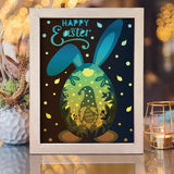 Easter 5 – Paper Cut Light Box File - Cricut File - 8x10 inches - LightBoxGoodMan