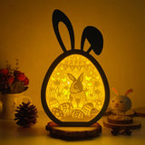 Easter 9 - Paper Cut Bunny Light Box File - Cricut File - 6.4x10.9 Inches - LightBoxGoodMan