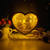 Easter Day - Heart Papercut Lightbox File - 6.3x7.5" - Cricut File - LightBoxGoodMan - LightboxGoodman