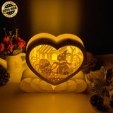 Easter Day - Paper Cut Heart Light Box File - Cricut File - 16x19cm - LightBoxGoodMan - LightboxGoodman
