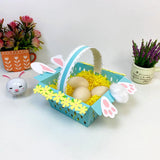 Easter Egg Basket - Easter Basket Paper Cutting File - Cricut File - 6.2x4.5"- LightBoxGoodMan - LightboxGoodman