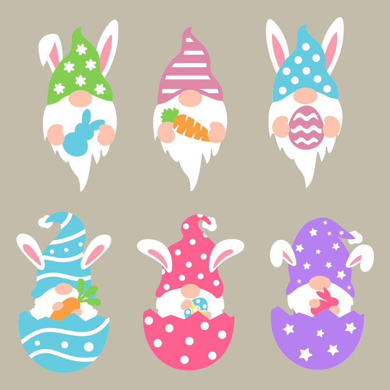 Easter Gnome - Cricut File - Svg, Png, Dxf, Eps - LightBoxGoodMan - LightboxGoodman