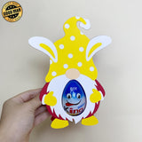 Easter Gnome Egg Holder - Easter Candy Treat Holder Paper Cutting File - Cricut File - LightBoxGoodMan - LightboxGoodman