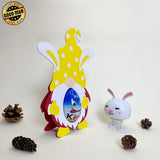 Easter Gnome Egg Holder - Easter Candy Treat Holder Paper Cutting File - Cricut File - LightBoxGoodMan - LightboxGoodman