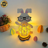 Easter Rabbit - Easter Bunny 3D Lantern File - 7x11" - Cricut File - LightBoxGoodMan - LightboxGoodman