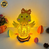 Easter Rabbit - Easter Chick 3D Lantern File - 7.8x10.5" - Cricut File - LightBoxGoodMan - LightboxGoodman