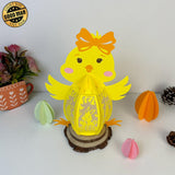 Easter Rabbit - Easter Chick 3D Lantern File - 7.8x10.5" - Cricut File - LightBoxGoodMan - LightboxGoodman