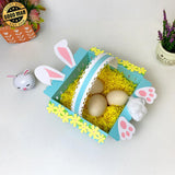 Easter Treat Basket - Easter Candy Box Paper Cutting File - 6.2x4.5" - Cricut File - LightBoxGoodMan - LightboxGoodman