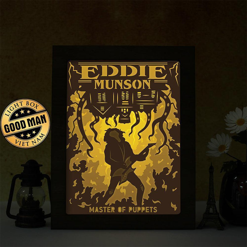 Eddie Munson - Paper Cut Light Box File - Cricut File - 20x26cm - LightBoxGoodMan - LightboxGoodman