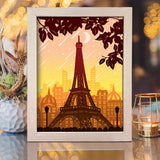 Eiffel - Paper Cut Light Box File - Cricut File - 8x10 Inches - LightBoxGoodMan - LightboxGoodman