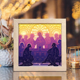 Eucharist – Paper Cut Light Box File - Cricut File - 20x20cm - LightBoxGoodMan