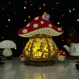 Fairy - 3D Mushroom Lantern File - 7.9x8.5" - Cricut File - LightBoxGoodMan - LightboxGoodman