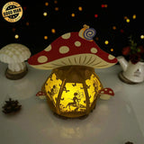 Fairy - 3D Mushroom Lantern File - 7.9x8.5" - Cricut File - LightBoxGoodMan - LightboxGoodman