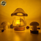 Fairy - 3D Pop-up Light Box Mushroom File - Cricut File - LightBoxGoodMan - LightboxGoodman