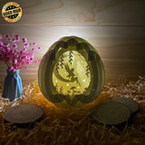 Fairy - Easter Egg 3D Pop-up File - Cricut File - 5.8x4.8" - LightBoxGoodMan - LightboxGoodman