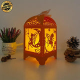 Fairy - Paper Cut Lantern File - Cricut File - 10,5x20,6cm - LightBoxGoodMan - LightboxGoodman