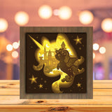 Fairytale Unicorn - Paper Cutting Light Box - LightBoxGoodman