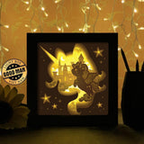 Fairytale Unicorn - Paper Cutting Light Box - LightBoxGoodman - LightboxGoodman