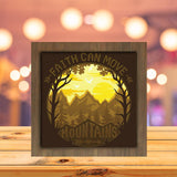 Faith Can Move Mountains - Paper Cutting Light Box - LightBoxGoodman