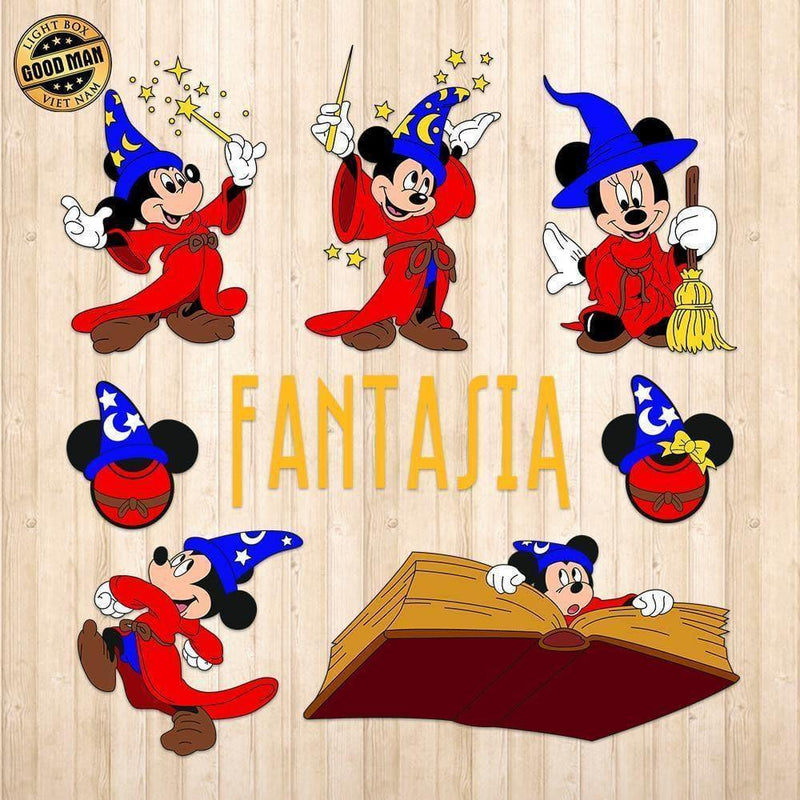 Fantasia - Cricut File - Svg, Png, Dxf, Eps - LightBoxGoodMan - LightboxGoodman