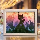 Fantasia – Paper Cut Light Box File - Cricut File - 20x26cm - LightBoxGoodMan