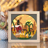 Farm 2 – Paper Cut Light Box File - Cricut File - 8x8 inches - LightBoxGoodMan - LightboxGoodman