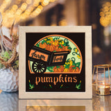 Farm Fresh Pumpkin – Paper Cut Light Box File - Cricut File - 20x20cm - LightBoxGoodMan