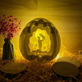 Father Day 1 - Easter Egg 3D Pop-up File - Cricut File - 5.8x4.8
