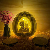 Father Day 2 Boy - Easter Egg 3D Pop-up File - Cricut File - 5.8x4.8" - LightBoxGoodMan - LightboxGoodman