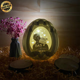 Father Day 2 Girl - Easter Egg 3D Pop-up File - Cricut File - 5.8x4.8" - LightBoxGoodMan - LightboxGoodman