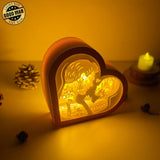 Father - Paper Cut Heart Light Box File - Cricut File - 6,2x6,4 Inches - LightBoxGoodMan - LightboxGoodman