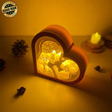 Father - Paper Cut Heart Light Box File - Cricut File - 6,2x6,4 Inches - LightBoxGoodMan - LightboxGoodman