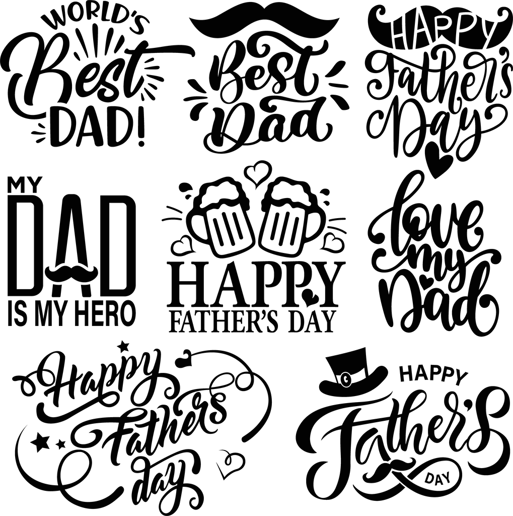 Father's Day - Cricut File - Svg, Png, Dxf, Eps - LightBoxGoodMan
