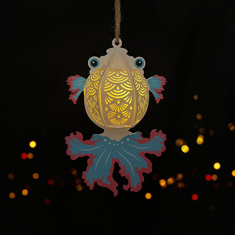 Fish - 3D Fish Lantern File - 11.5x6" - Cricut File - LightBoxGoodMan - LightboxGoodman