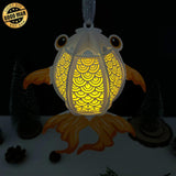 Fish - 3D Fish Lantern File - 11x7.6" - Cricut File - LightBoxGoodMan - LightboxGoodman