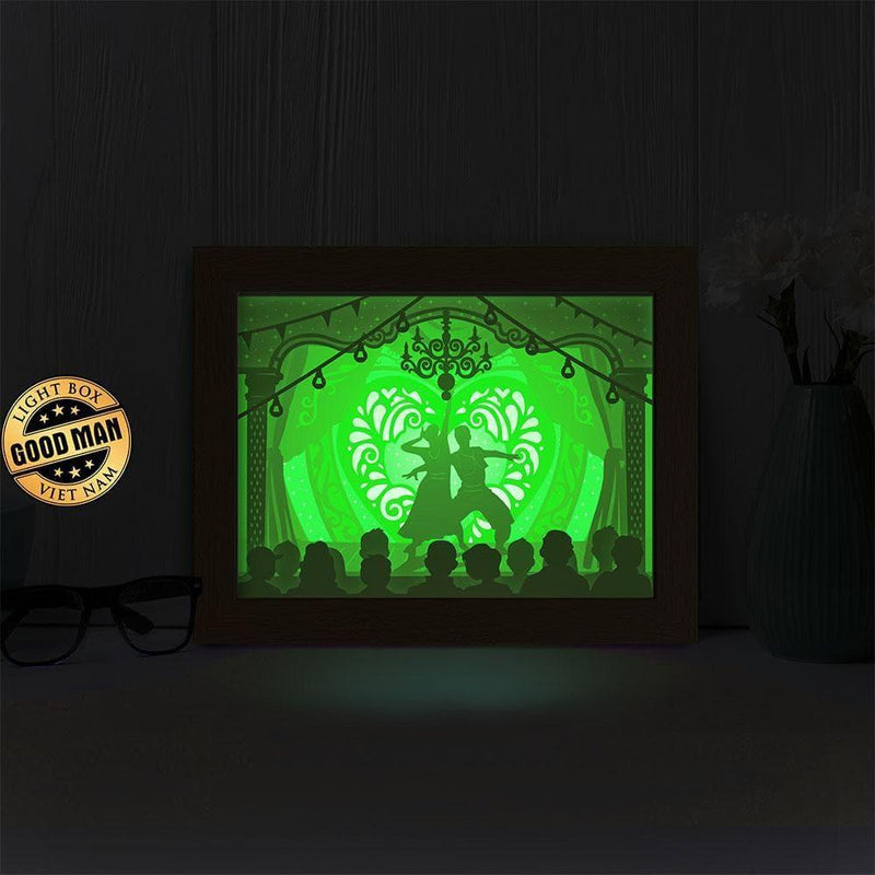 Flamenco Dancer – Paper Cut Light Box File - Cricut File - 20x26cm - LightBoxGoodMan - LightboxGoodman