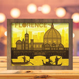 Florence Italy - Paper Cutting Light Box - LightBoxGoodman