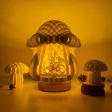 Flower - 3D Pop-up Light Box Mushroom File - Cricut File - LightBoxGoodMan
