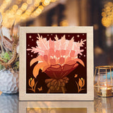 Flower Bouquet – Paper Cut Light Box File - 8x8