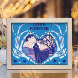 Forever Love – Paper Cut Light Box File - Cricut File - 8x8 Inches - LightBoxGoodMan