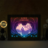 Forever Love – Paper Cut Light Box File - Cricut File - 8x8 Inches - LightBoxGoodMan - LightboxGoodman