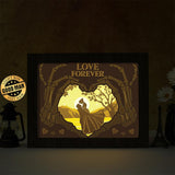 Forever Love – Paper Cut Light Box File - Cricut File - 8x8 Inches - LightBoxGoodMan - LightboxGoodman