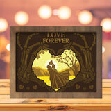 Forever Love - Paper Cutting Light Box - LightBoxGoodman - LightboxGoodman