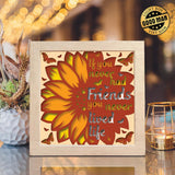 Friendship 2 – Paper Cut Light Box File - Cricut File - 20x20cm - LightBoxGoodMan - LightboxGoodman