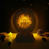 Friendship Day - 3D Pop-up Light Box Globe File - Cricut File - LightBoxGoodMan