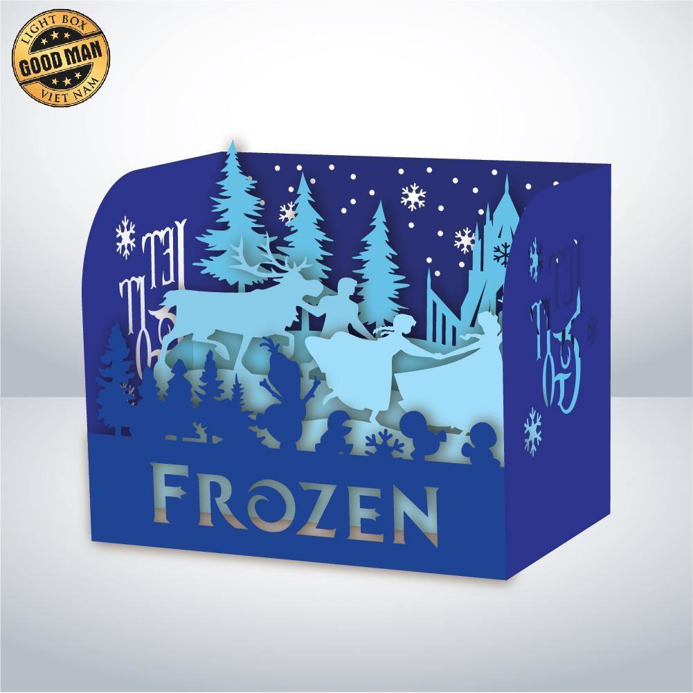 Frozen - Paper Cut Mini-Showcase File - Cricut File - 10x12cm - LightBoxGoodMan - LightboxGoodman