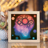 Gear Brain – Paper Cut Light Box File - Cricut File - 20x20cm - LightBoxGoodMan - LightboxGoodman